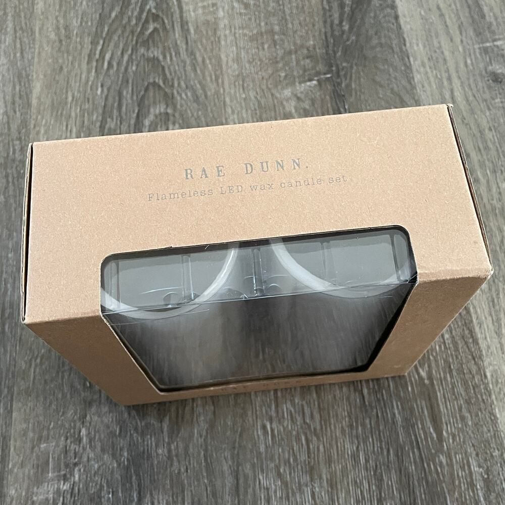 NEW Rae Dunn Flameless LED Wax Candle Set Easter - Picture 3 of 5
